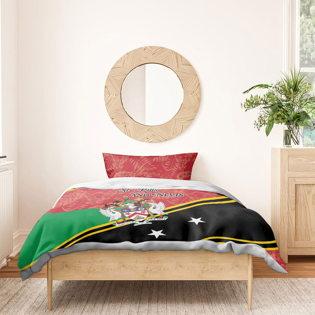 Saint Kitts and Nevis Bedding Set Happy Independence Day