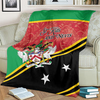 Saint Kitts and Nevis Blanket Happy Independence Day