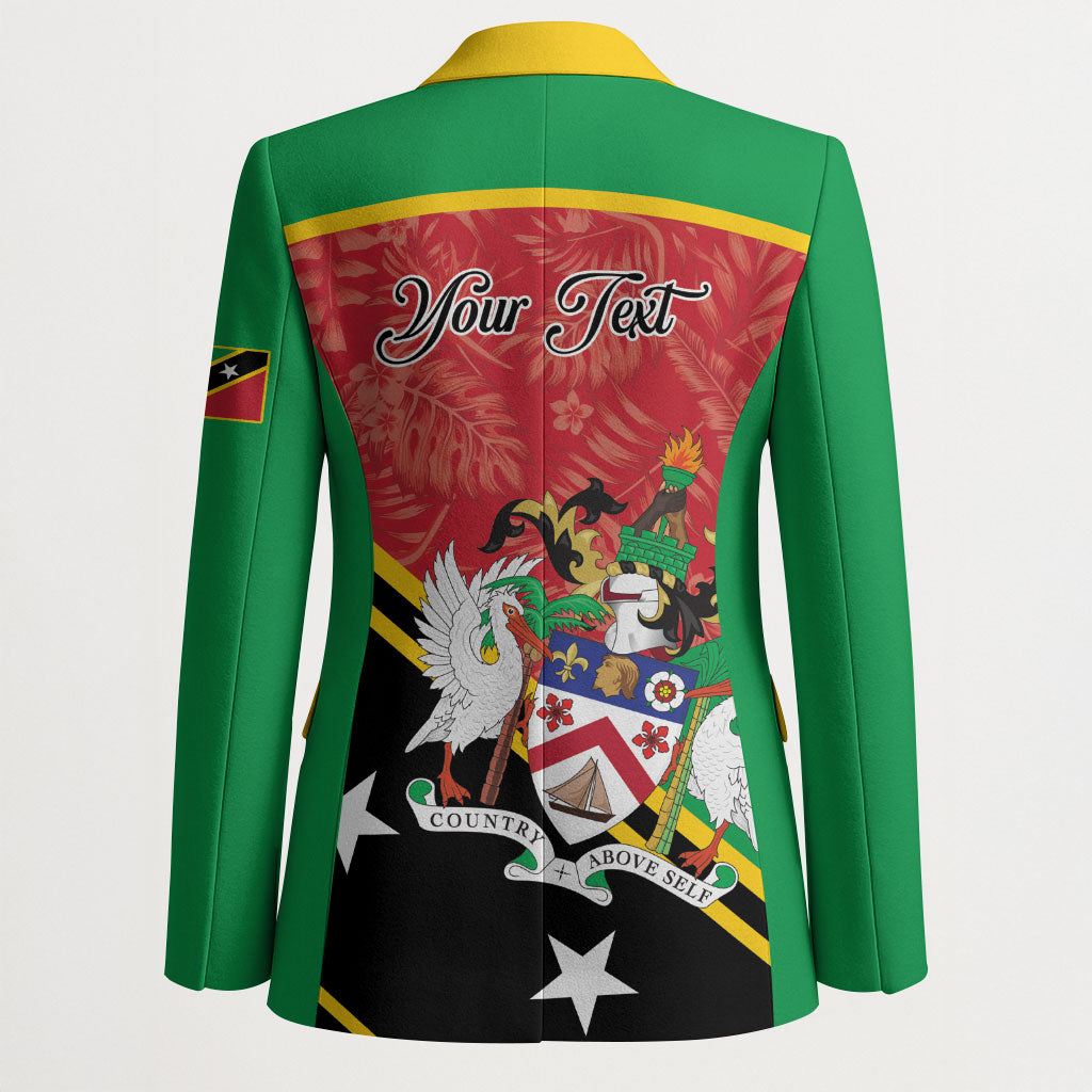 Personalized Saint Kitts and Nevis Blazer Happy Independence Day