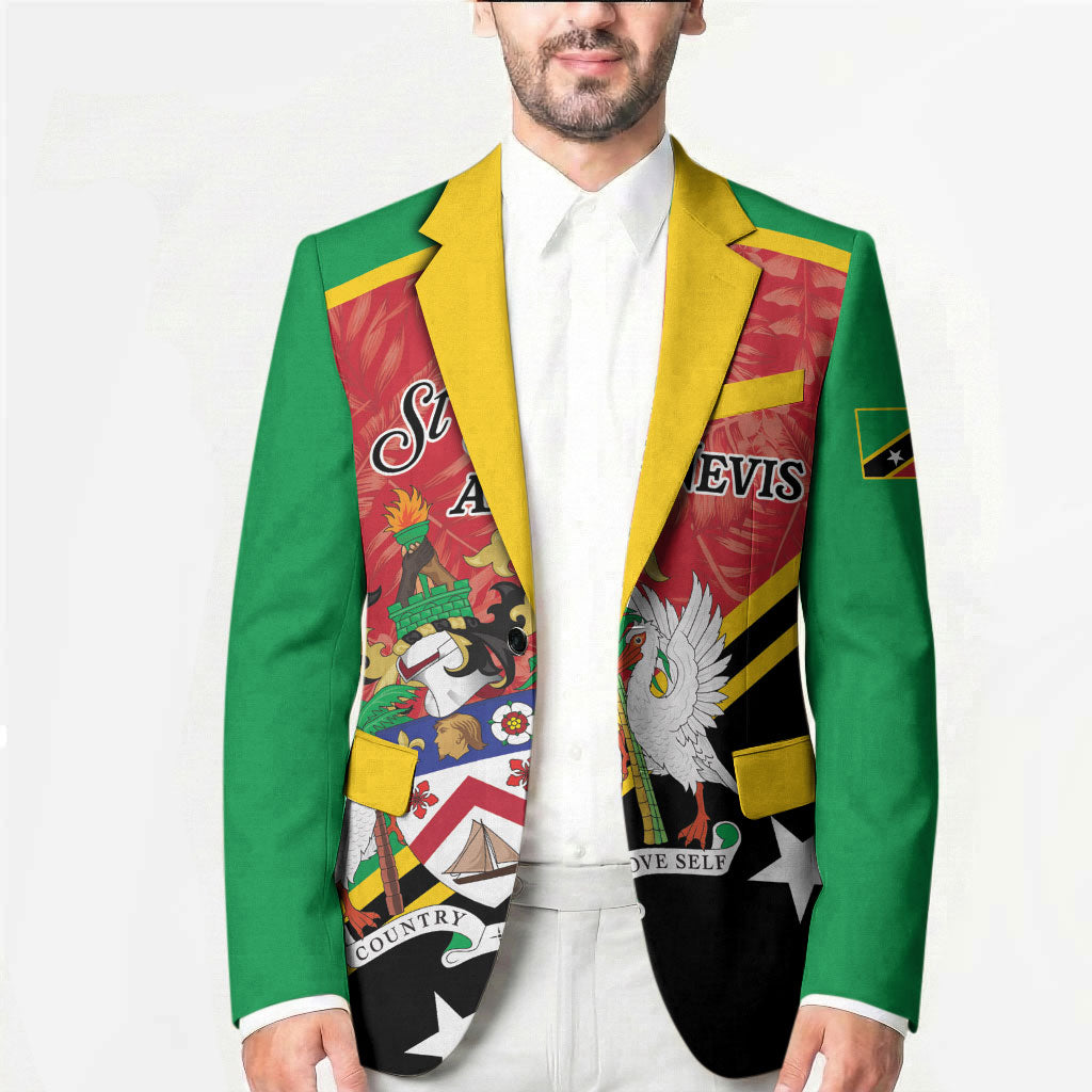 Personalized Saint Kitts and Nevis Blazer Happy Independence Day