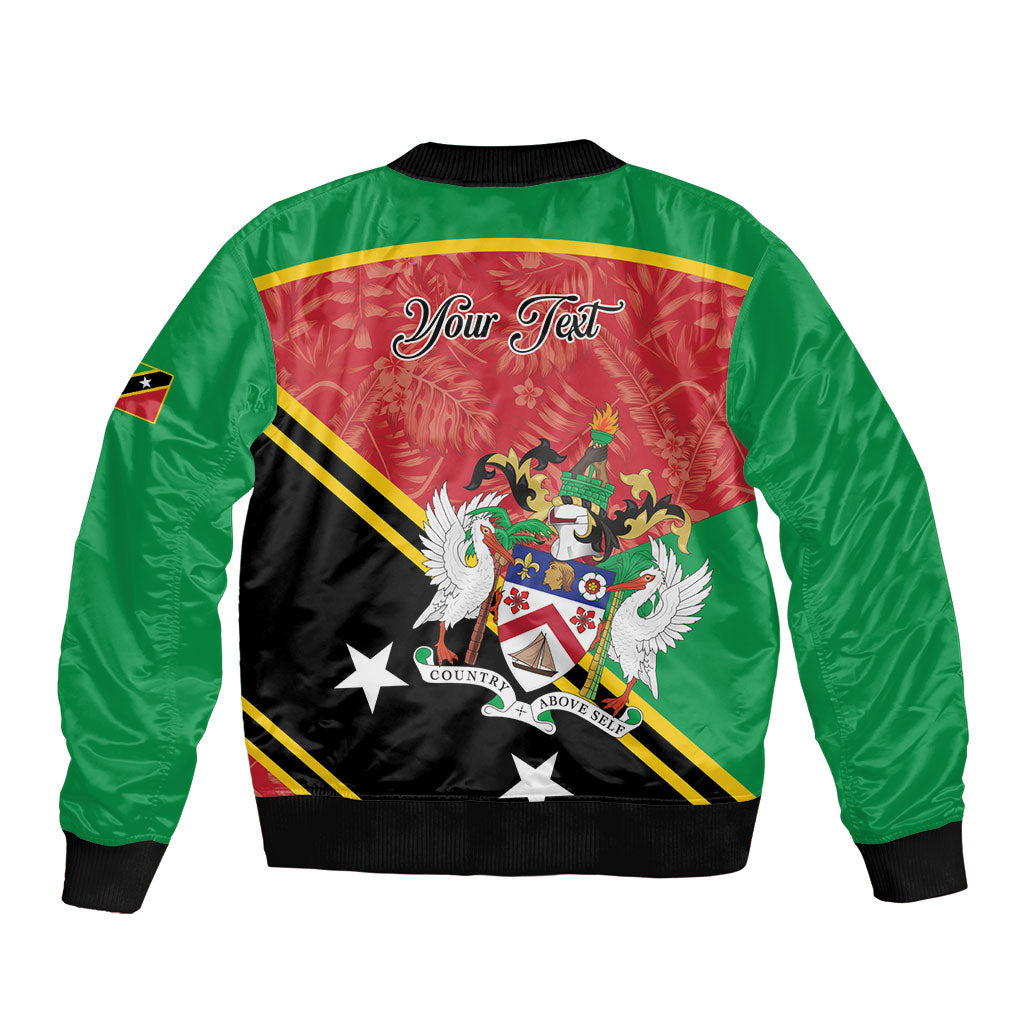 Personalized Saint Kitts and Nevis Bomber Jacket Happy Independence Day