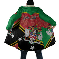 Personalized Saint Kitts and Nevis Cloak Happy Independence Day