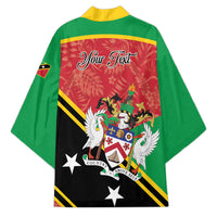 Personalized Saint Kitts and Nevis Kimono Happy Independence Day