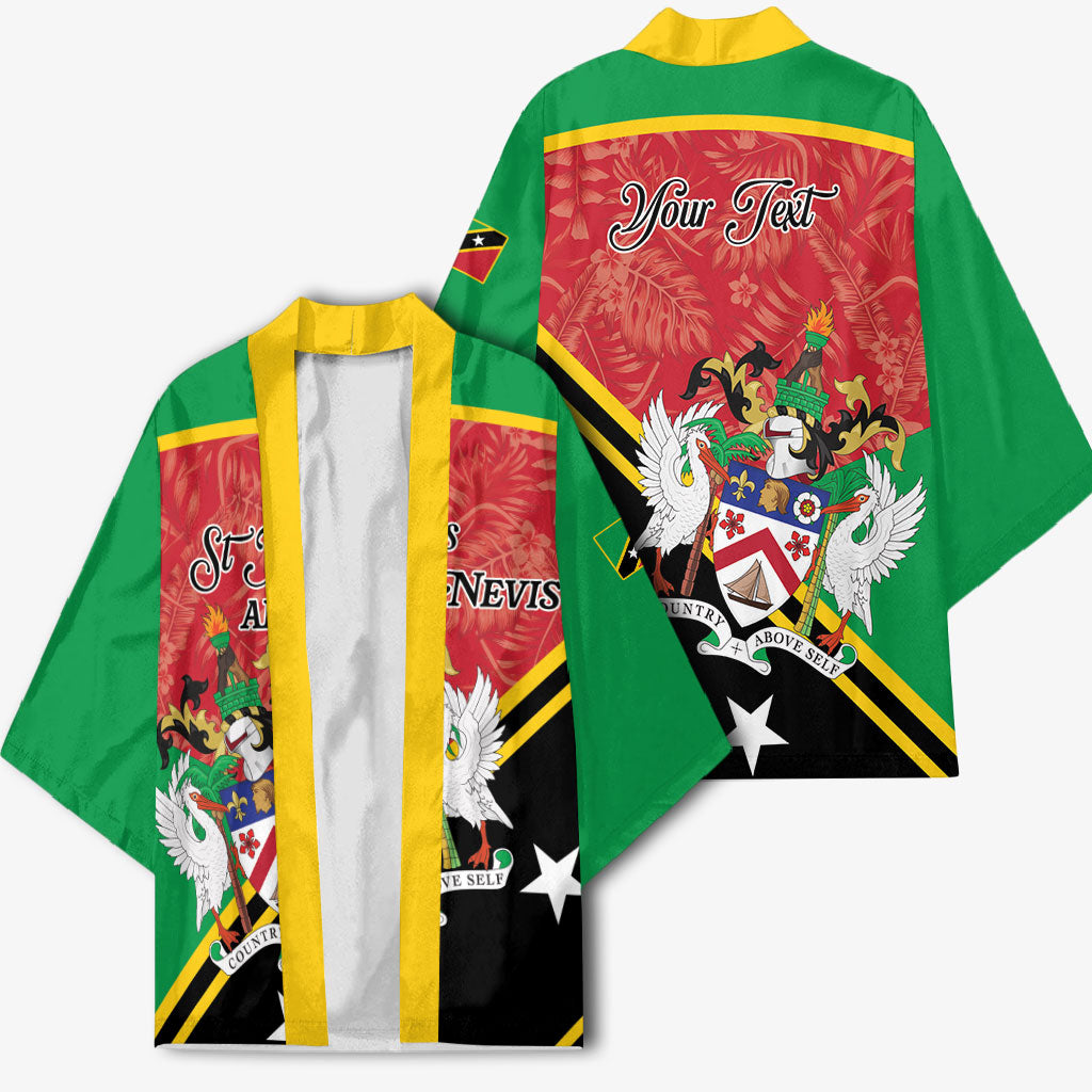 Personalized Saint Kitts and Nevis Kimono Happy Independence Day