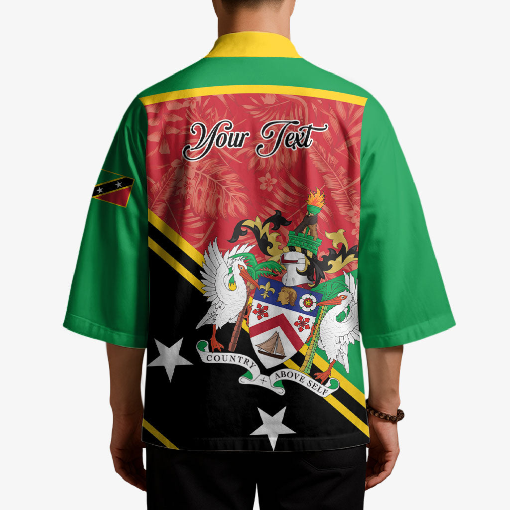 Personalized Saint Kitts and Nevis Kimono Happy Independence Day