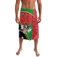 Personalized Saint Kitts and Nevis Lavalava Happy Independence Day