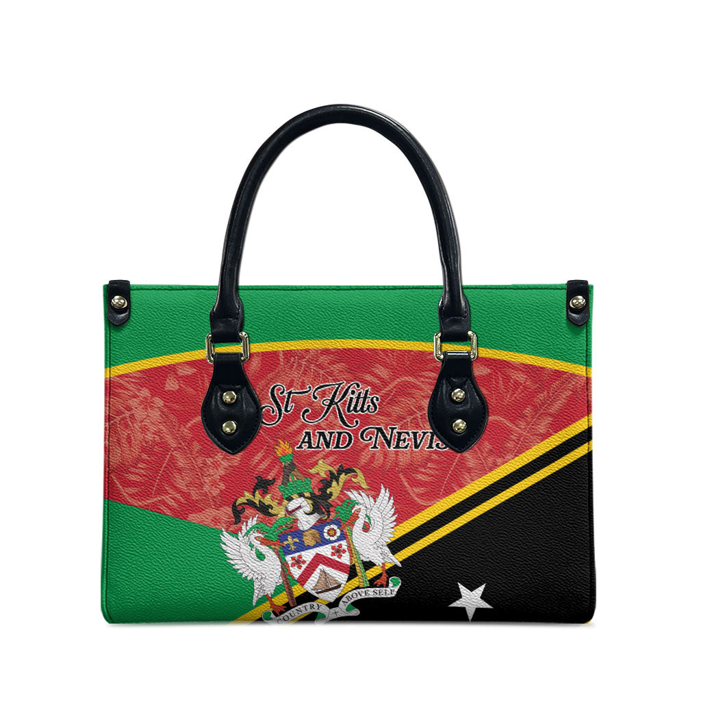 Saint Kitts and Nevis Leather Bag Happy Independence Day