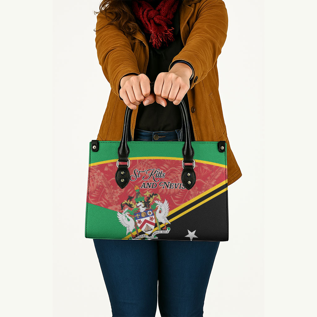 Saint Kitts and Nevis Leather Bag Happy Independence Day