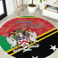 Saint Kitts and Nevis Round Carpet Happy Independence Day