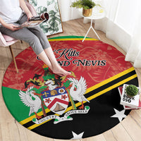 Saint Kitts and Nevis Round Carpet Happy Independence Day