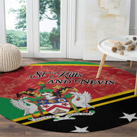 Saint Kitts and Nevis Round Carpet Happy Independence Day