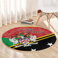 Saint Kitts and Nevis Round Carpet Happy Independence Day