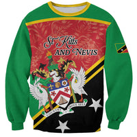 Personalized Saint Kitts and Nevis Sweatshirt Happy Independence Day