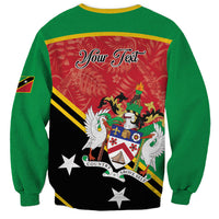 Personalized Saint Kitts and Nevis Sweatshirt Happy Independence Day