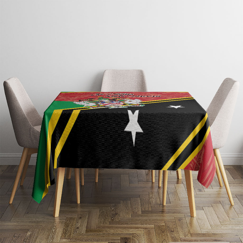 Saint Kitts and Nevis Tablecloth Happy Independence Day
