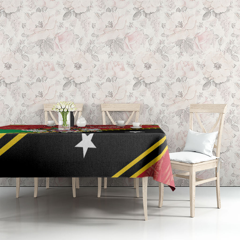 Saint Kitts and Nevis Tablecloth Happy Independence Day