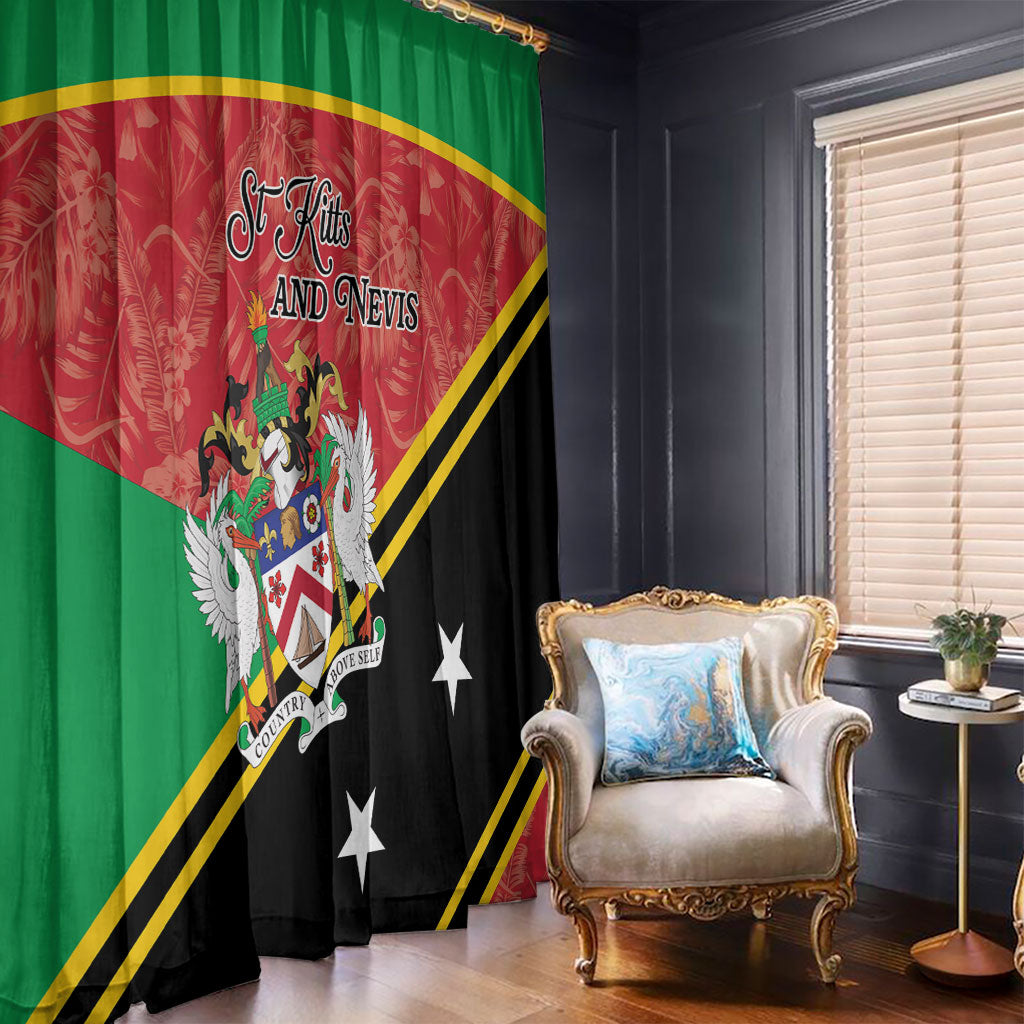 Saint Kitts and Nevis Window Curtain Happy Independence Day