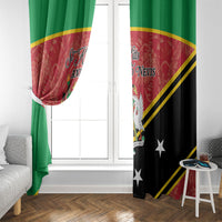 Saint Kitts and Nevis Window Curtain Happy Independence Day