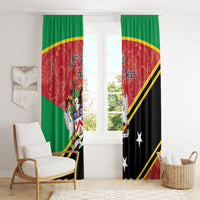 Saint Kitts and Nevis Window Curtain Happy Independence Day
