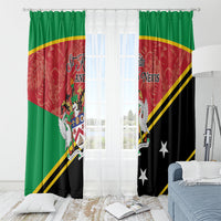 Saint Kitts and Nevis Window Curtain Happy Independence Day