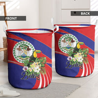 Belize Toucan Tropical Laundry Basket Happy Independence Day