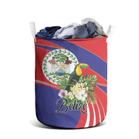 Belize Toucan Tropical Laundry Basket Happy Independence Day