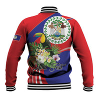 Personalized Belize Toucan Tropical Baseball Jacket Happy Independence Day