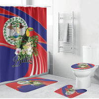 Belize Toucan Tropical Bathroom Set Happy Independence Day
