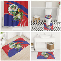 Belize Toucan Tropical Bathroom Set Happy Independence Day