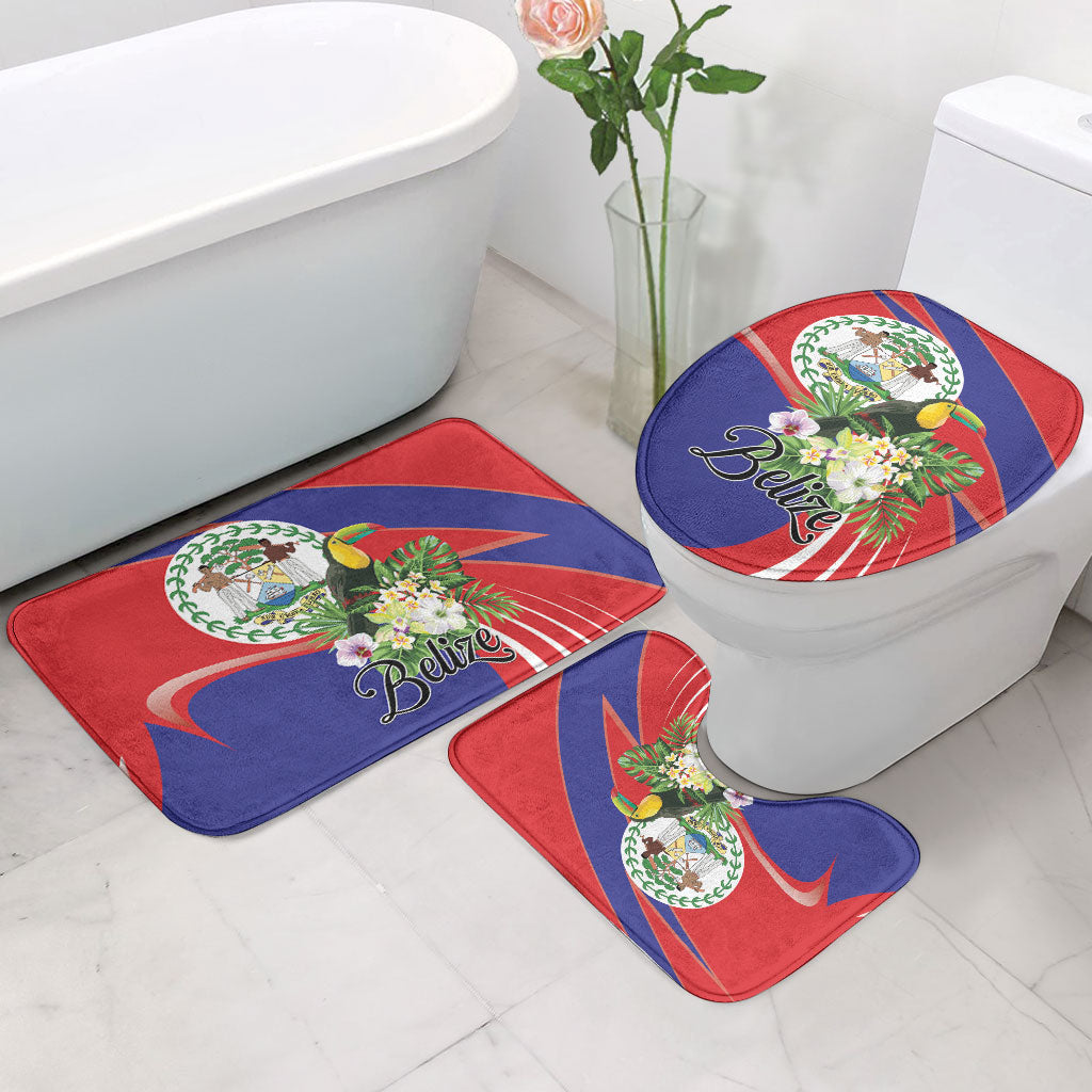 Belize Toucan Tropical Bathroom Set Happy Independence Day