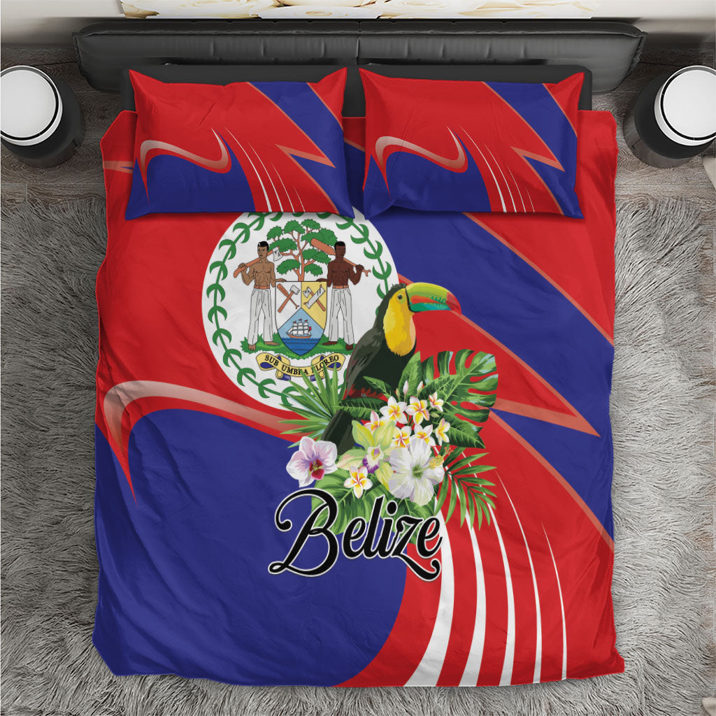 Belize Toucan Tropical Bedding Set Happy Independence Day