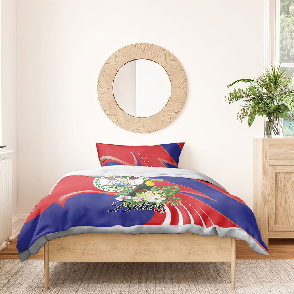 Belize Toucan Tropical Bedding Set Happy Independence Day