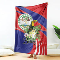 Belize Toucan Tropical Blanket Happy Independence Day