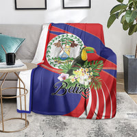 Belize Toucan Tropical Blanket Happy Independence Day