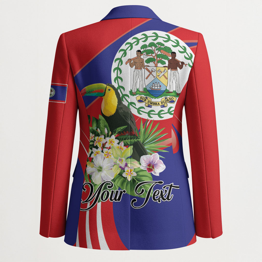 Personalized Belize Toucan Tropical Blazer Happy Independence Day