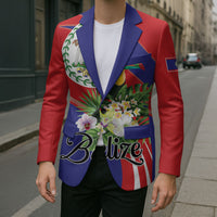 Personalized Belize Toucan Tropical Blazer Happy Independence Day