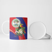 Personalized Belize Toucan Tropical Ceramic Mug Happy Independence Day