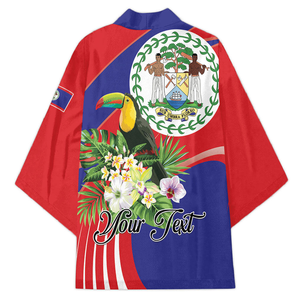 Personalized Belize Toucan Tropical Kimono Happy Independence Day
