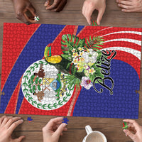 Belize Toucan Tropical Puzzle Happy Independence Day