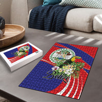 Belize Toucan Tropical Puzzle Happy Independence Day
