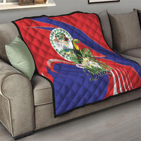 Belize Toucan Tropical Quilt Happy Independence Day