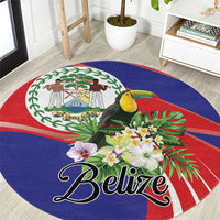 Belize Toucan Tropical Round Carpet Happy Independence Day