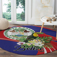Belize Toucan Tropical Round Carpet Happy Independence Day