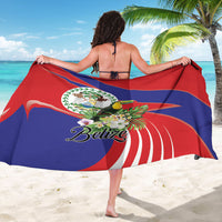 Belize Toucan Tropical Sarong Happy Independence Day