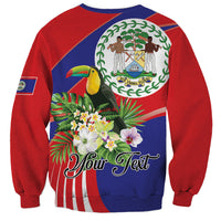 Personalized Belize Toucan Tropical Sweatshirt Happy Independence Day