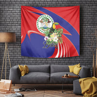 Belize Toucan Tropical Tapestry Happy Independence Day