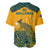 Australia Rugby Baseball Jersey Wallabies Aboriginal Pattern - Wonder Print Shop