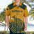 Australia Rugby Hawaiian Shirt Wallabies Aboriginal Pattern - Wonder Print Shop