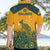 Australia Rugby Hawaiian Shirt Wallabies Aboriginal Pattern - Wonder Print Shop