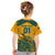 Custom Australia Rugby Kid T Shirt Wallabies Aboriginal Pattern - Wonder Print Shop